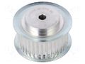 Belt pulley; AT5; W: 25mm; whell width: 36mm; Ø: 56.05mm; aluminium OPTIBELT 36-AT5-36-200ZA