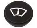 Button; round; Ø21mm; black; 09 EAO 09-0S12.2963