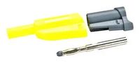 BANANA TEST CONNECTOR, PLUG, 36A, 1KV, YELLOW 95AC5315 CT2631-4