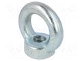 Lifting eye nut; eye; M24; steel; Plating: zinc; DIN 582; 50mm ELESA+GANTER DIN582-M24-ST