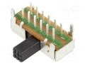 Switch: slide; Pos: 2; 4PDT; BBM (non-shorting),ON-ON; THT; EG E-SWITCH EG4208A
