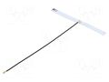 Antenna; 2G,3G,4G,5G,GSM,LTE; 0.7dBi,2.9dBi,4.5dBi,6.3dBi; U.FL 2J Antennas F0783P018MC137BUFL