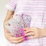 Design Case for iPhone 12 Pro Max flower case light blue, Hurtel 5907769343728 5907769343728