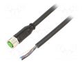 Cable: for sensors/automation; M8; PIN: 4; straight; 1.5m; plug MURRELEKTRONIK 7000-08061-6110150