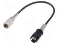 Cable; FME male,RAKU II female; straight; 0.15m PER.PIC. A9618
