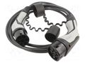 Cable: eMobility; 1x0.5mm2,5x1.5mm2; 480V; 16.63kW; IP44; 4m; 20A PHOENIX CONTACT 1623508
