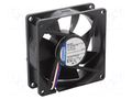 Fan: DC; axial; 24VDC; 80x80x25.4mm; 9292506158 EBM-PAPST 8414N/2