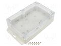 Enclosure: multipurpose; X: 140mm; Y: 210mm; Z: 60mm; ZP; ABS; gasket KRADEX ZP21014060UJPH-APC