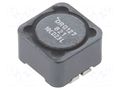 Inductor: wire; SMD; 820uH; Ioper: 650mA; 1.47Ω; ±20%; 12.5x12.5x8mm EATON ELECTRONICS DRQ127-821-R