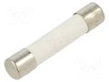 Fuse: fuse; 8A; 250VAC; quick blow; ceramic; 6.3x32mm; brass OPTIFUSE FCA-8A