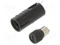 Fuse holder; THT; 5x20mm; 10A; thermoplastic; UL94V-0; 250V OPTIFUSE PVC-02