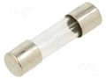 Fuse: fuse; 8A; 250VAC; quick blow; glass; 5x20mm; brass; bulk OPTIFUSE FSD-8A