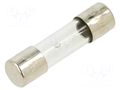 Fuse: fuse; 5A; 250VAC; medium time-lag; glass; 5x20mm; brass; bulk OPTIFUSE MSC-5A