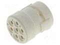 Connector: M23; contact insert; PIN: 7; female; for cable HUMMEL 7.003.907.102