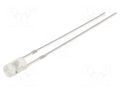 LED; blue; 3mm; 330÷500mcd; 140°; Front: flat; 5VDC; No.of term: 2 OPTOSUPPLY OSB5SA3HE1B-5V
