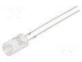 LED; blue; 5mm; 220÷330mcd; 120°; Front: recessed; 12VDC; -30÷85°C OPTOSUPPLY OSB5SA5MC1B-12V