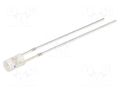 LED; pink; 3mm; 330÷500mcd; 140°; Front: flat; 5VDC; No.of term: 2 OPTOSUPPLY OSK5DK3HE1B-5V