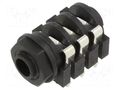 Connector: Jack 6,3mm; socket; stereo,with on/off switch; ways: 3 REAN NYS216