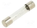 Fuse: fuse; 1.2A; 250VAC; time-lag; glass; 6.3x32mm; TSA; brass OPTIFUSE TSA-1.2A