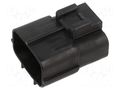 Connector: automotive; plug; male; Econoseal J-070 Mark II; black TE Connectivity 174657-2