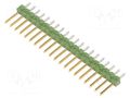 Connector: pin strips; pin header; male; PIN: 20; AMPMODU MOD II TE Connectivity 2-825433-0