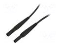 Test lead; 19A; banana socket 4mm,banana plug 4mm; insulated STÄUBLI XKS-414-05021