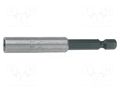 Holder; Overall len: 50mm; Mounting: 1/4" (C6,3mm),1/4" (E6,3mm) UNIOR UNIOR-624053