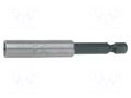 Holder; Overall len: 50mm; Mounting: 1/4" (C6,3mm),1/4" (E6,3mm) UNIOR UNIOR-624053