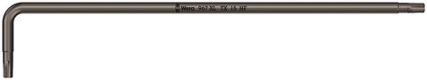 967 XL HF TORX® L-key with holding function, long, TX 15x123, Wera 05024454001