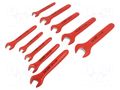 Wrench-set; insulated,single sided,spanner; 10pcs. UNIOR UNIOR-612676