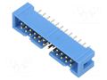 Connector: IDC; socket; male; PIN: 24; straight; THT; 2.54mm; 2x12 TE Connectivity 2-1761603-8