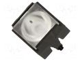LED lens; square; transparent; 50÷70°; Mounting: glue,clip LEDIL CP12947
