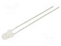 LED; white cold; 3mm; 1120÷1560mcd; 30°; Front: convex; 5VDC OPTOSUPPLY OSW5DK3132A-5V