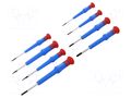 Precision; Phillips; 8pcs; Screwdriver: precision-set KING TONY KT-32108MR