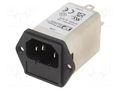 Connector: AC supply; socket; male; 10A; 250VAC; IEC 60320; C14 (E) XP POWER FCSS10SFR