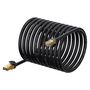 Baseus Speed Seven High Speed Network Cable RJ45 10Gbps 30m Black (WKJS011001), Baseus 6932172611446 6932172611446