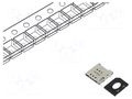Connector: for cards; Nano SIM; push-push; SMT; PIN: 6 ATTEND 115U-A101.SET
