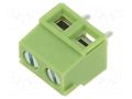 Connector: PCB terminal block; terminal; angled 90°; on PCBs XINYA XY304V-2P-5.0-GN