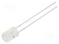 CRLED; orange; 5mm; 1000mcd; 100°; Front: flat; 5.5÷20VDC; -30÷85°C OPTOSUPPLY OSO5PA5GA1B-CR14