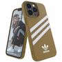 Adidas OR Molded Case PU for iPhone 13 Pro / iPhone 13 - Beige and Gold, Adidas 8718846097628 8718846097628