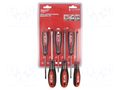 Kit: screwdrivers; Phillips,slot; 6pcs. Milwaukee MW-4932471807