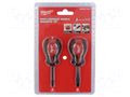 Kit: screwdrivers; Pozidriv®,slot; PZ2,SL 6.5; short; 2pcs. Milwaukee MW-4932471810