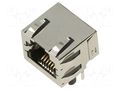 connector Modjack RA LoPro 50 AU Inv w/shield 6/6 MOLEX MX-43860-0005