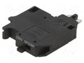 Fuse base; fuse: 5x20mm; black; Features: light indicator SCHNEIDER ELECTRIC NSYTRASF520M