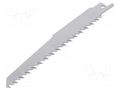 Hacksaw blade-set; wood,plastic; 150mm; 6teeth/inch; 3pcs. Milwaukee MW-48001075