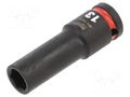 Socket; 6-angles,socket spanner,impact; HEX 13mm; 1/2"; long Milwaukee MW-4932480331