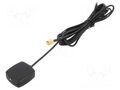 Antenna; BEIDOU,Galileo,GNSS,GPS,QZSS; magnet,for ribbon cable 2J Antennas 4D01MPCF300LLSMA