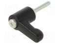 Lever; adjustable; Thread len: 16mm; Lever length: 22mm; GN 302.2 ELESA+GANTER GN302.2-22-M3-16SW
