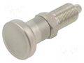 Indexing plungers; Thread: M16; 8mm; stainless steel ELESA+GANTER GN617-8-AN-NI