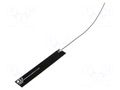 Antenna; 2G,3G,4G,GSM,LTE; 0.3dBi,1.5dBi,2.8dBi; glued; MC137 2J Antennas P0624P015MC137UFL